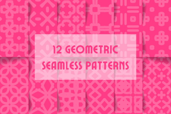 Download Pink Geometric Seamless Patterns - Geometric seamless patterns Collection