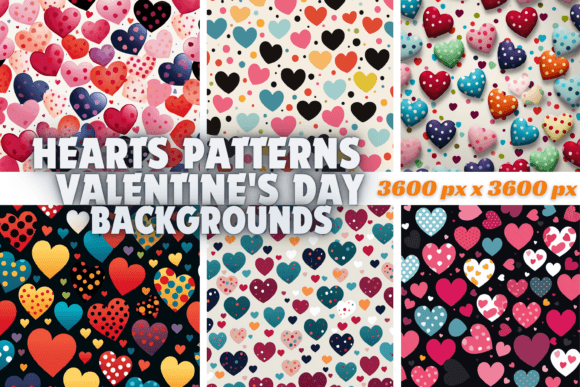 Download Hearts Patterns Valentine's Day - Patterns Collection
