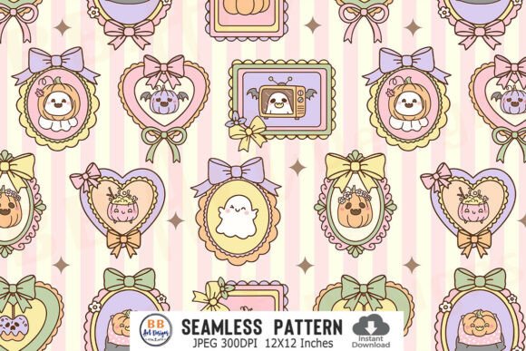 Download Halloween Pattern Frames Surface Stripes - Frame Collection