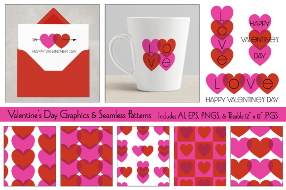 Download Valentine Day Graphics &amp; Patterns - Patterns Collection