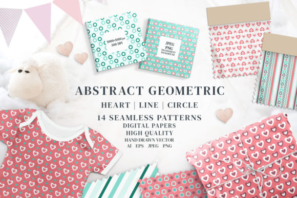 Download 14 Abstract Geometric Seamless Patterns. - Geometric seamless patterns Collection