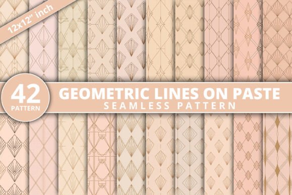 Download Geometric Line Seamless Patterns - Patterns Collection