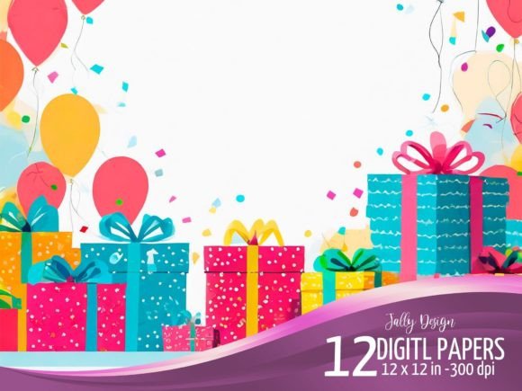 Download Birthday Presents Vector Illustrations - Illustration Collection